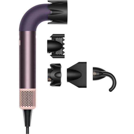 Фен Dyson HD18 Supersonic Professional Hair Dryer Curly+Coily Jasper Plum (123486-01) 123486-01 фото