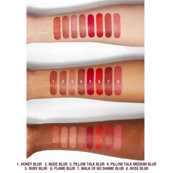 Рідка матова помада Charlotte Tilbury Airbrush Flawless Matte Lip Blur Liquid Lipstick Pillow Talk Blur 1239002 фото