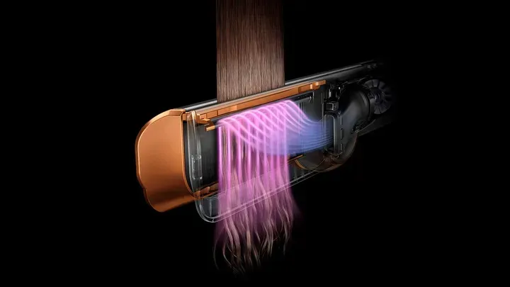 Стайлер (випрямляч) Dyson Airstrait HT01 Red Velvet/Gold EU (596931-01) 596931-01 фото